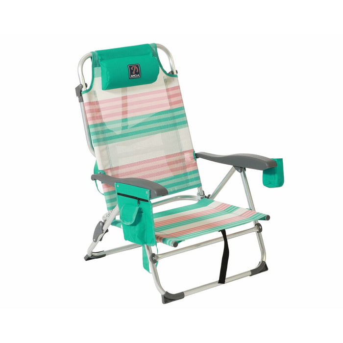 Folding Chair Green 87 x 51 x 23 cm