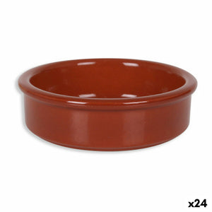 Saucepan Azofra Brown Baked clay (24 Units) (ø 8 cm)