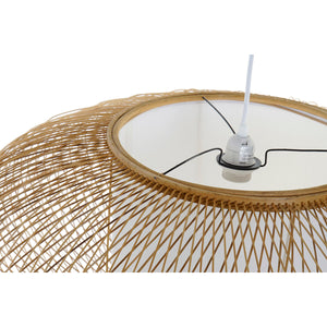 Ceiling Light DKD Home Decor White Natural Bamboo 40 W 83 x 83 x 40 cm
