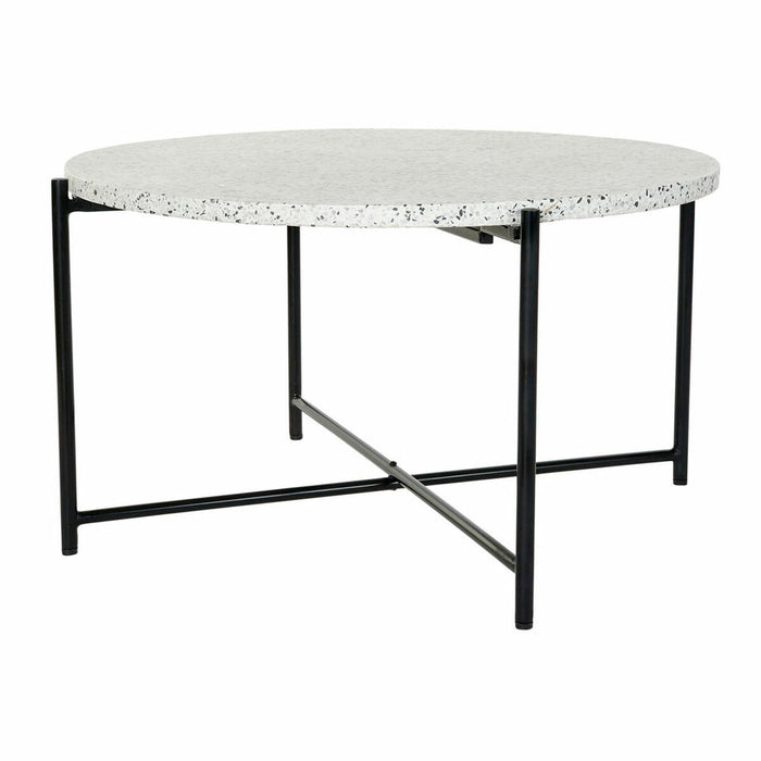 Dining Table DKD Home Decor Stone Iron 80 x 80 x 45 cm