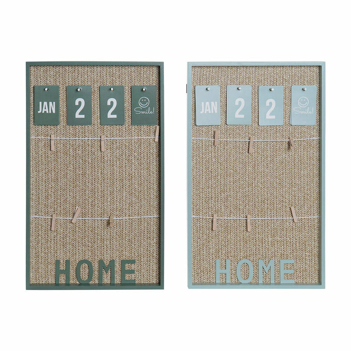 Organiser DKD Home Decor Green 30 x 3 x 50 cm (2 Units)