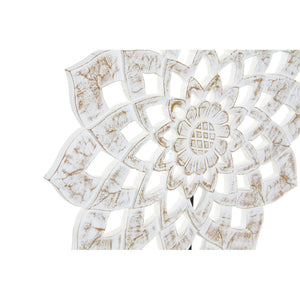 Decorative Figure DKD Home Decor 40 x 9 x 47 cm 40 x 9 x 45 cm Brown White Mandala