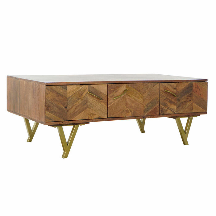 Centre Table DKD Home Decor Metal Mango wood (120 x 60,5 x 46 cm)