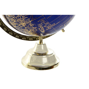 Globe DKD Home Decor Blue Golden Metal (27 x 25 x 36 cm)