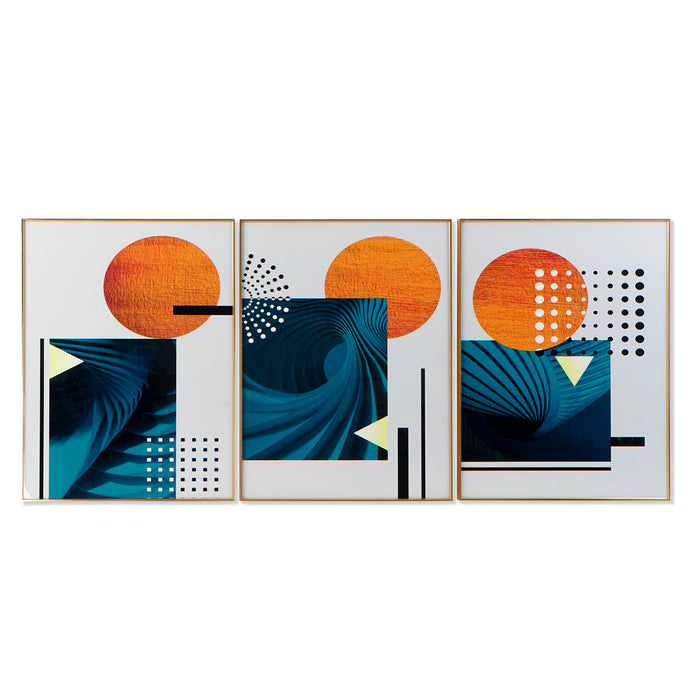 Painting DKD Home Decor Abstract 60 x 3 x 80 cm Modern (3 Pieces)