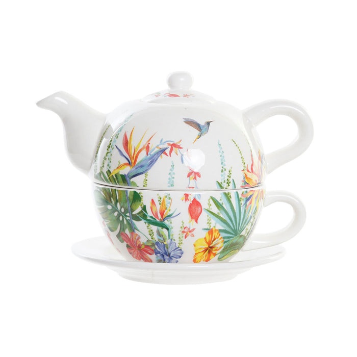 Teapot DKD Home Decor Multicolour Dolomite (750 ml)