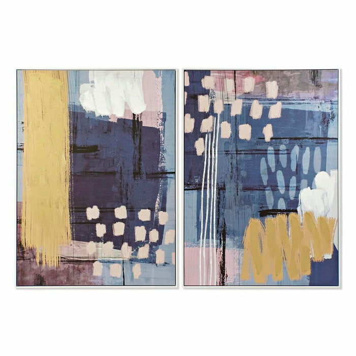 Painting DKD Home Decor Modern Urban 103,5 x 4,5 x 144 cm (2 Units)