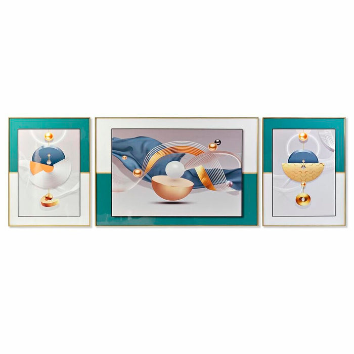 Set of 3 pictures DKD Home Decor Modern (240 x 3 x 80 cm)