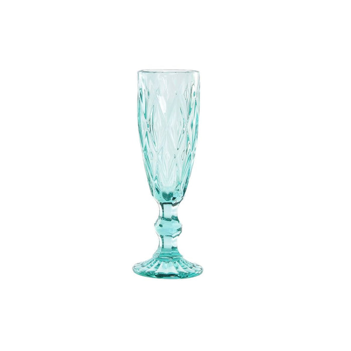 Wineglass DKD Home Decor Crystal Turquoise (150 ml)