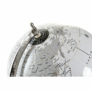 Globe DKD Home Decor White Grey Silver Modern 27 x 25 x 38 cm