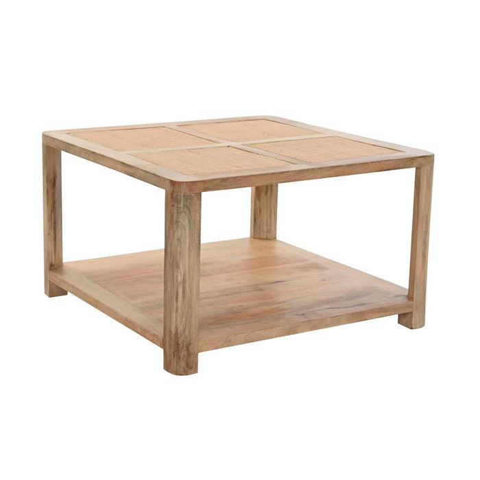 Centre Table DKD Home Decor Light brown Mango wood 76 x 76 x 45 cm