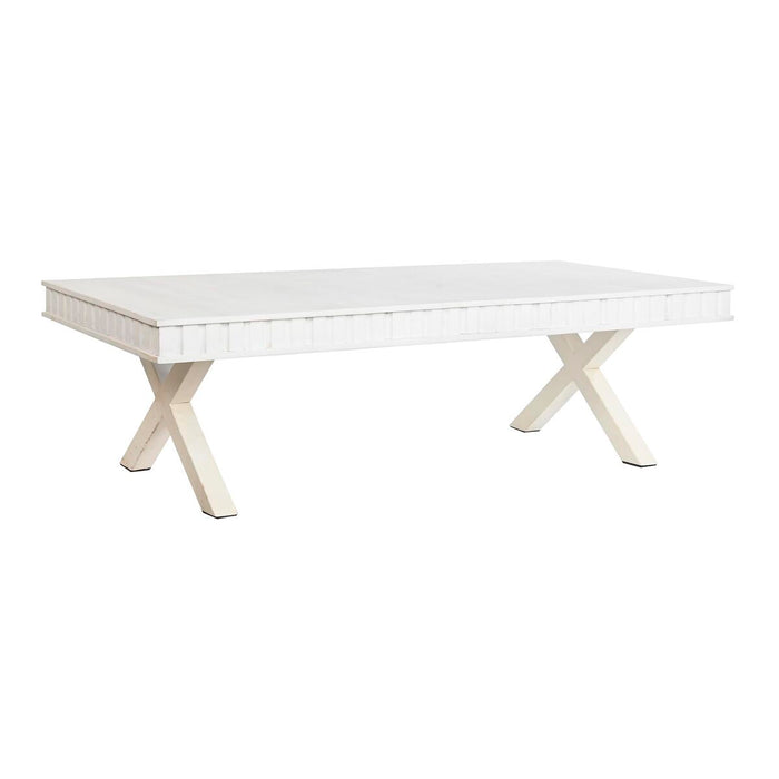 Centre Table DKD Home Decor 140 x 70 x 42 cm Metal Mango wood