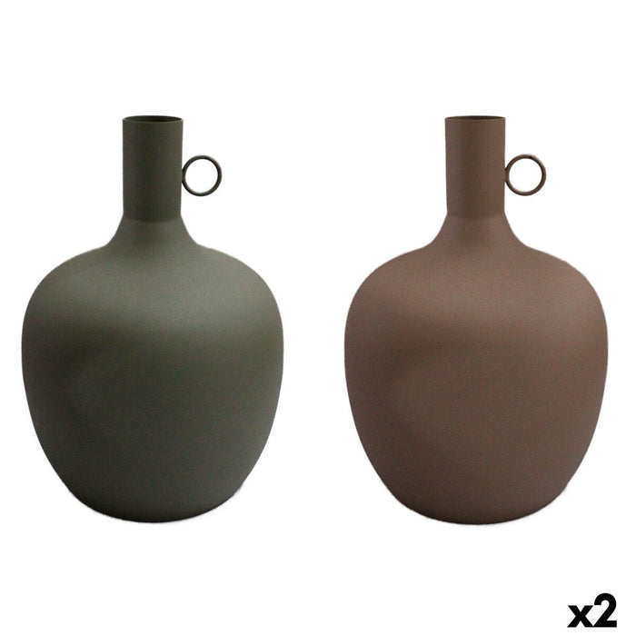 Vase DKD Home Decor Aluminium Urban (27 x 27 x 43 cm) (2 Units)