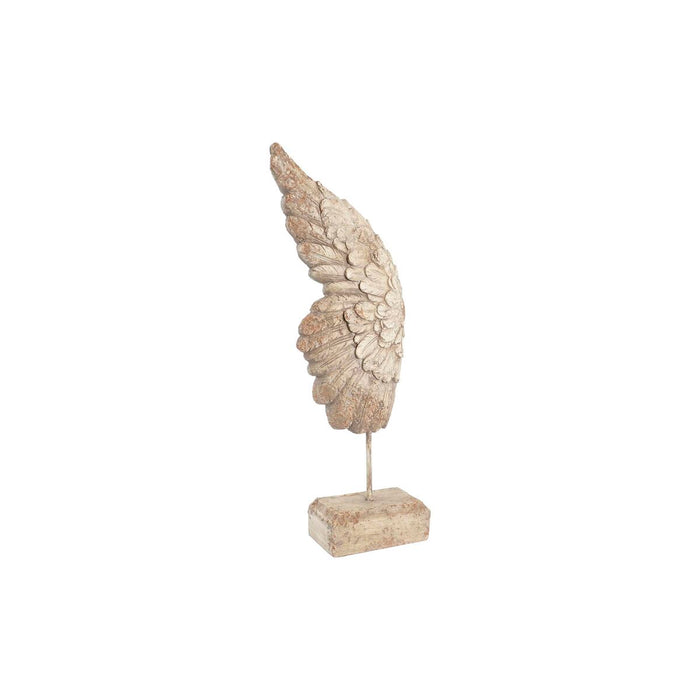 Decorative Figure DKD Home Decor Aged finish White Angel Wings Magnesium (26 x 11 x 65 cm)