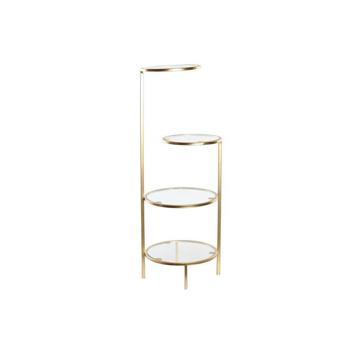 Shelve DKD Home Decor 32,5 x 30 x 86 cm Crystal Golden Metal