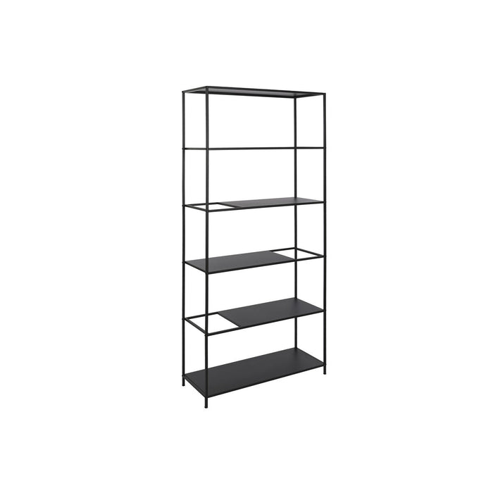 Shelves DKD Home Decor Black Metal 80 x 30 x 175 cm (1)