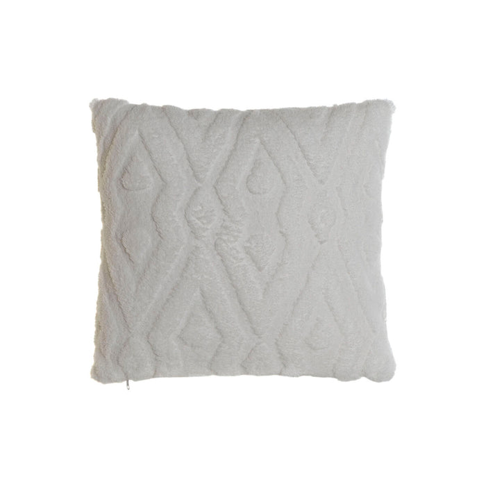 Cushion DKD Home Decor White Rhombus 45 x 15 x 45 cm