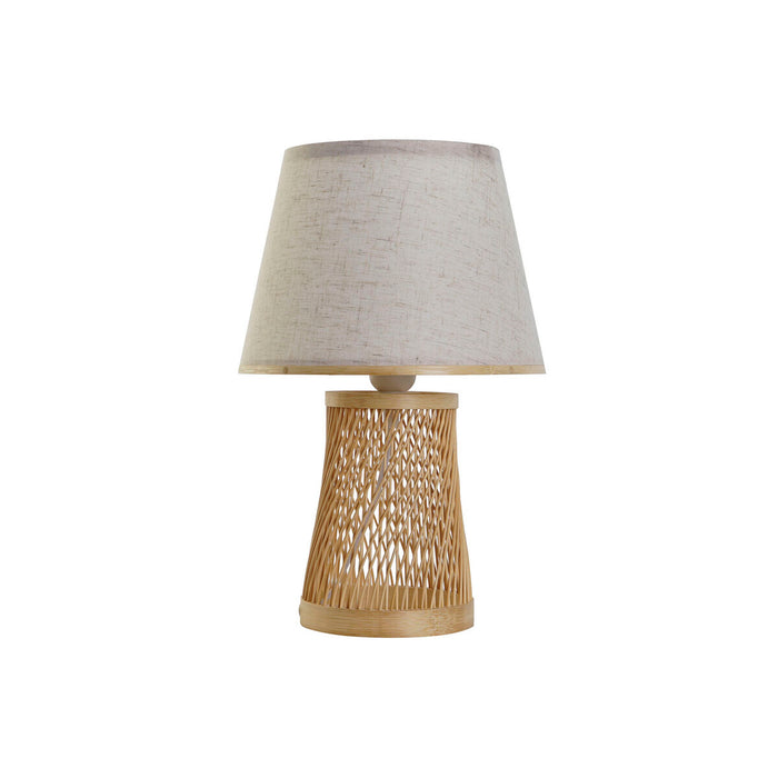 Desk lamp DKD Home Decor Brown Natural Bamboo 50 W 220 V 24 x 24 x 37 cm
