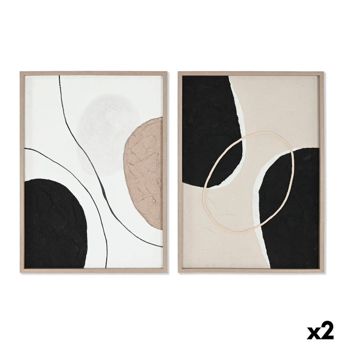 Canvas Home ESPRIT Pinewood Canvas 50 x 3,5 x 70 cm