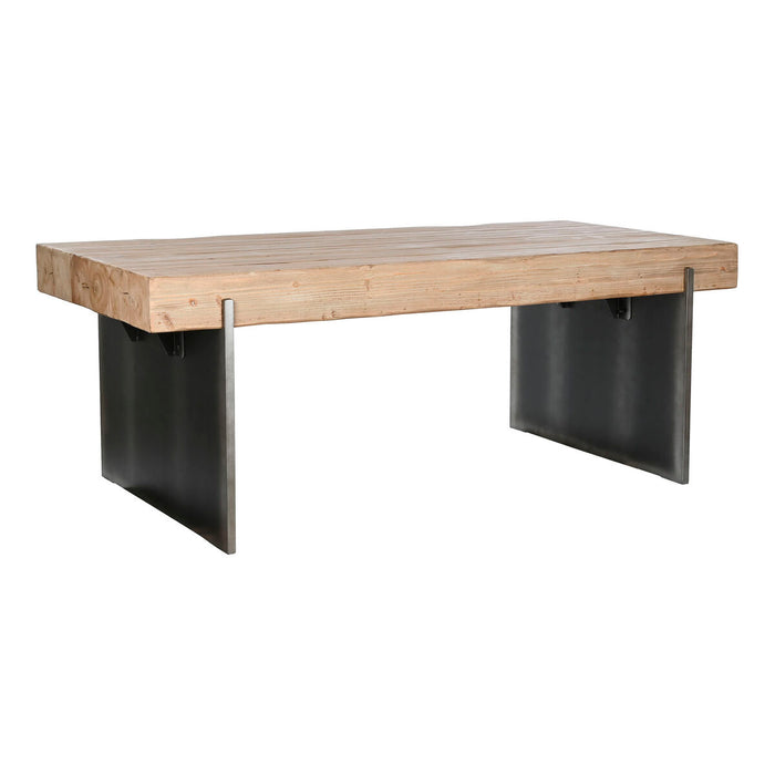 Dining Table Home ESPRIT Natural Fir MDF Wood 200 x 94 x 76 cm