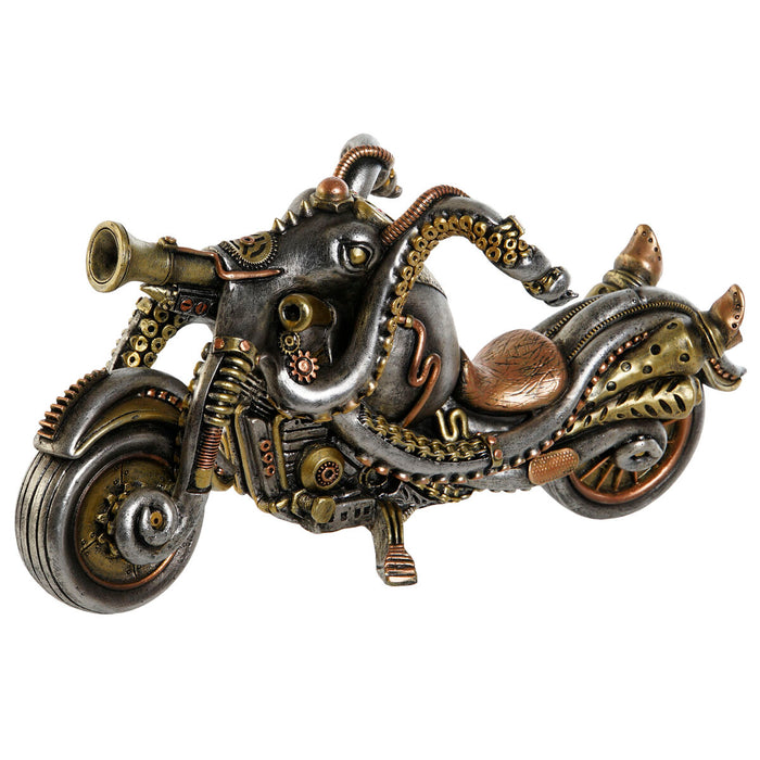 Decorative Figure Home ESPRIT Grey Multicolour Motorbike 30 x 11 x 14 cm