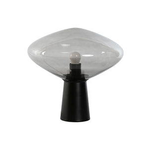 Desk lamp Home ESPRIT Grey Metal Crystal 50 W 220 V 39 x 39 x 34 cm