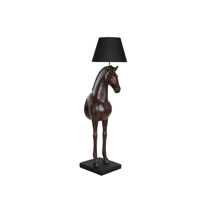 Floor Lamp Home ESPRIT Black Dark brown Resin 50 W 220 V 47 x 40 x 153 cm