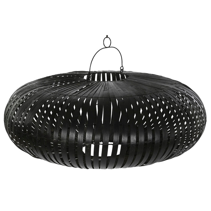 Lamp Shade Home ESPRIT Black Bamboo 80 x 80 x 30 cm