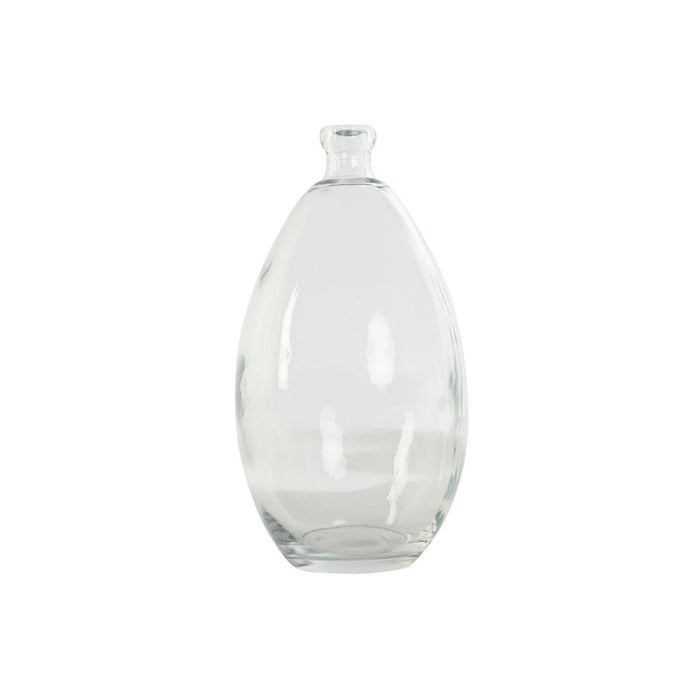 Vase Home ESPRIT Transparent Tempered Glass 15 x 15 x 31 cm