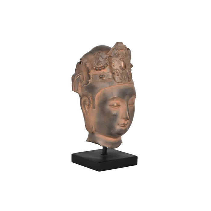 Decorative Figure Home ESPRIT Brown Black Buddha Oriental 15 x 18 x 38 cm