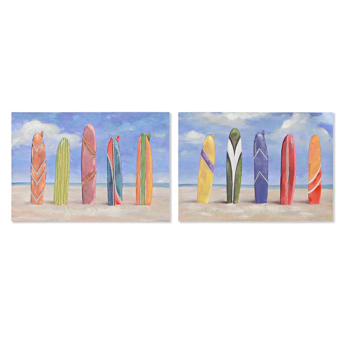 Painting Home ESPRIT Surf 100 x 3 x 70 cm (2 Units)