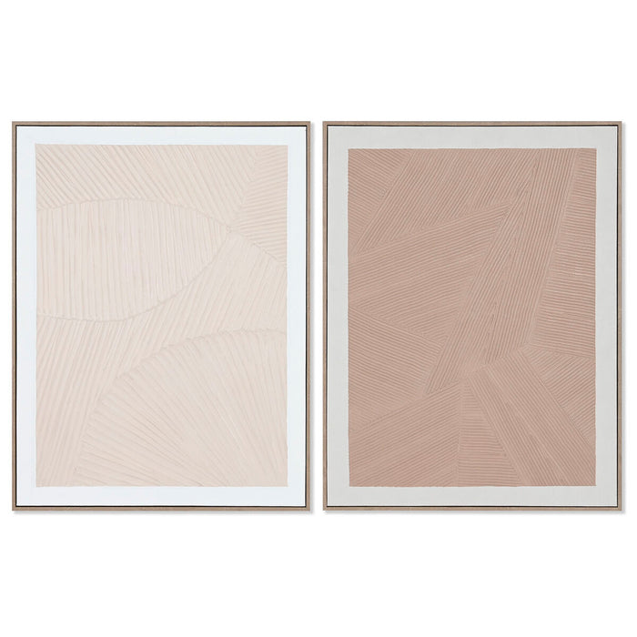 Painting Home ESPRIT Modern Urban 62,3 x 4,5 x 82,3 cm (2 Units)