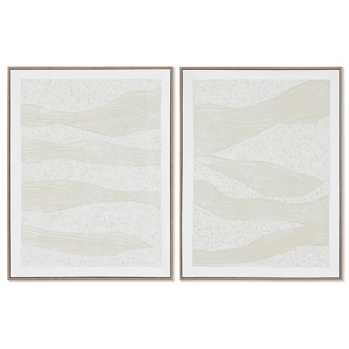 Painting Home ESPRIT Abstract Urban 62,3 x 4,5 x 82 cm (2 Units)