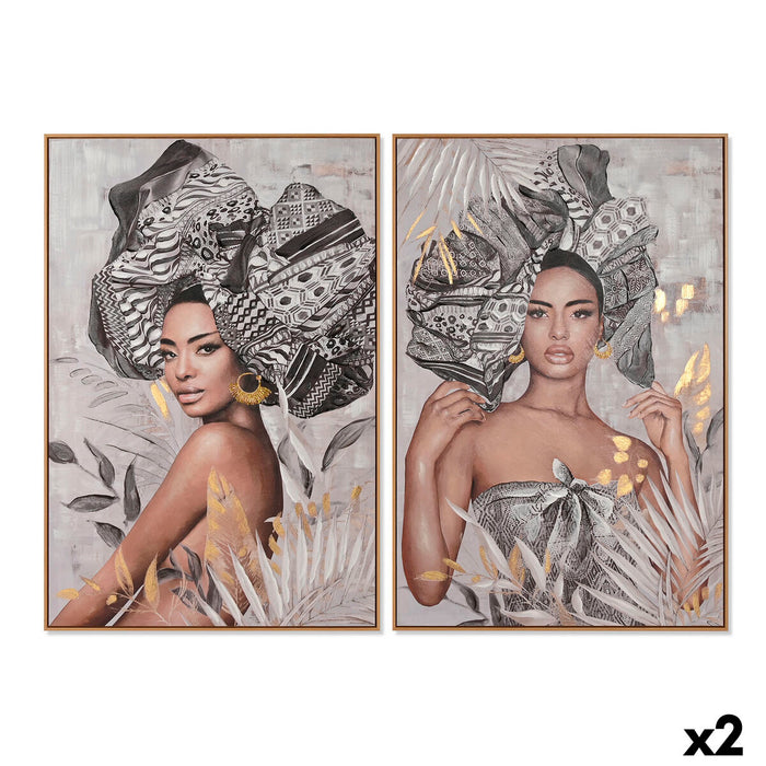 Canvas Home ESPRIT polystyrene Canvas 80 x 3,5 x 120 cm