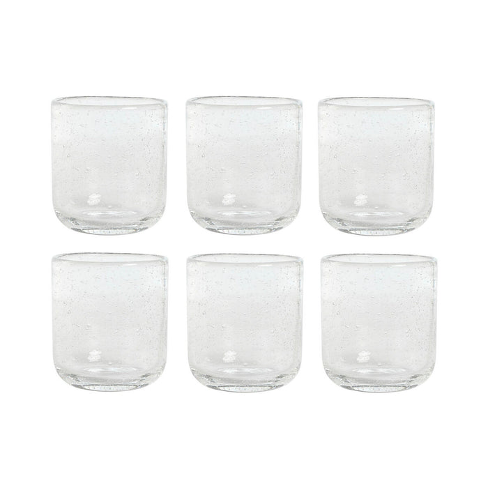 Set of glasses Home ESPRIT Transparent Crystal 320 ml (6 Units)