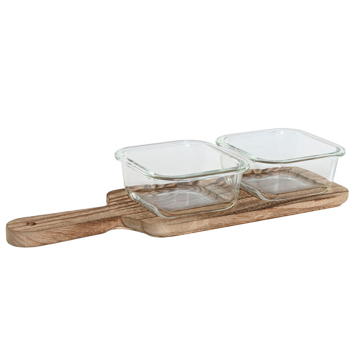 Snack tray Home ESPRIT Natural 320 ml 36 x 11 x 6 cm