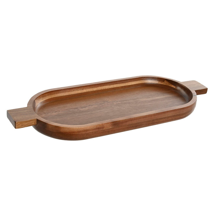 Snack tray Home ESPRIT Natural Acacia 48,5 x 18 x 3,5 cm