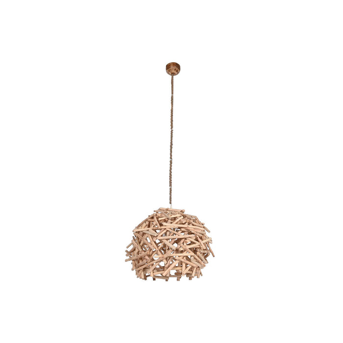 Ceiling Light Home ESPRIT Natural Wood Eucalyptus wood 50 W 40 x 40 x 40 cm