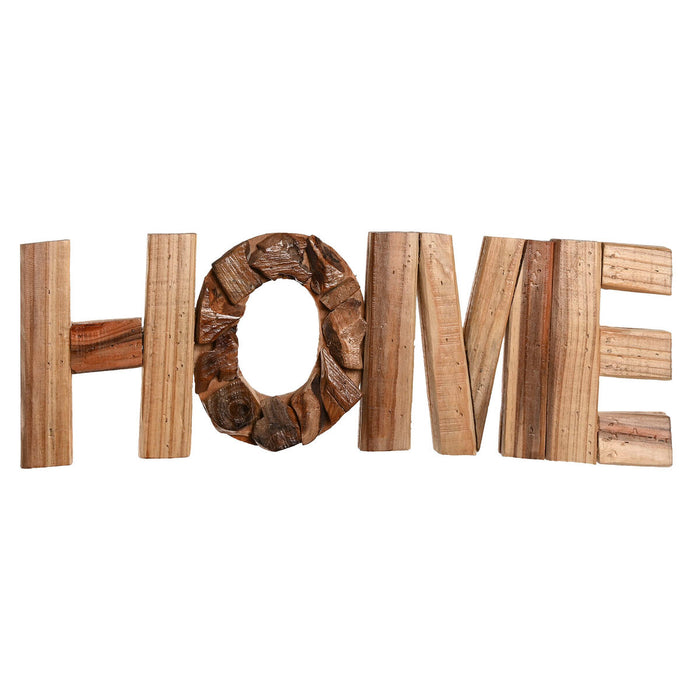 Decorative Figure Home ESPRIT Natural Light brown Urban 58 x 4 x 20 cm