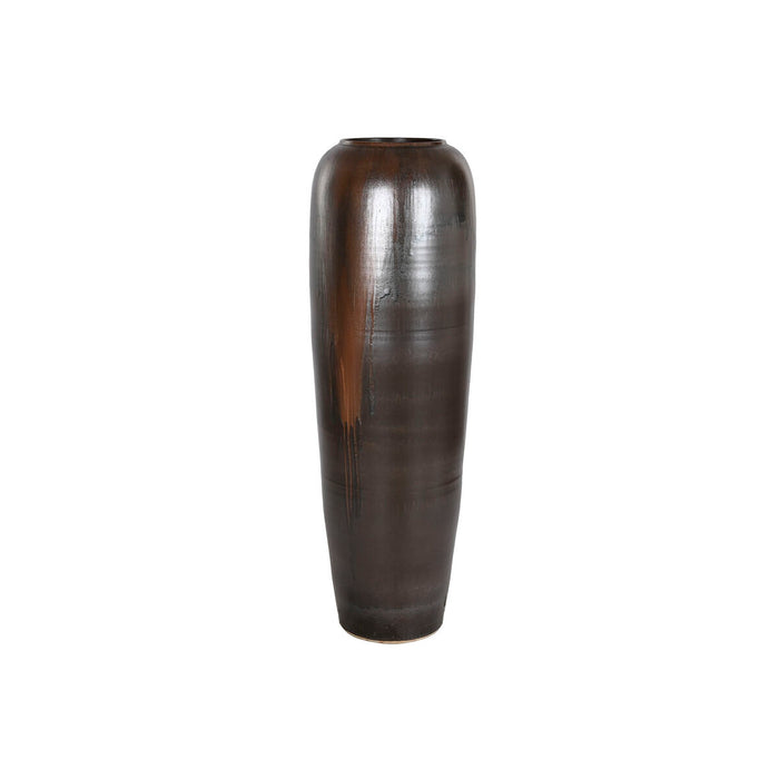 Vase Home ESPRIT Dark brown Ceramic 38 x 38 x 117,5 cm