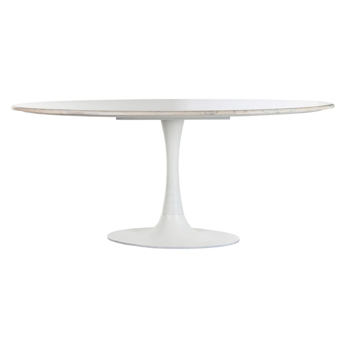 Dining Table Home ESPRIT White Metal Marble 180 x 100 x 76 cm