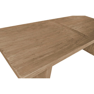 Dining Table Home ESPRIT Natural Elm wood 244 x 102 x 76 cm