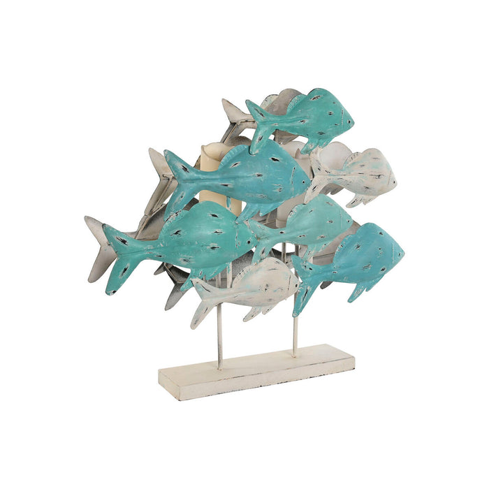 Decorative Figure Home ESPRIT Mediterranean Fish 60 x 15 x 53 cm