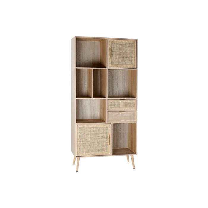 Shelves Home ESPRIT Natural Paolownia wood MDF Wood 90 x 37 x 189 cm