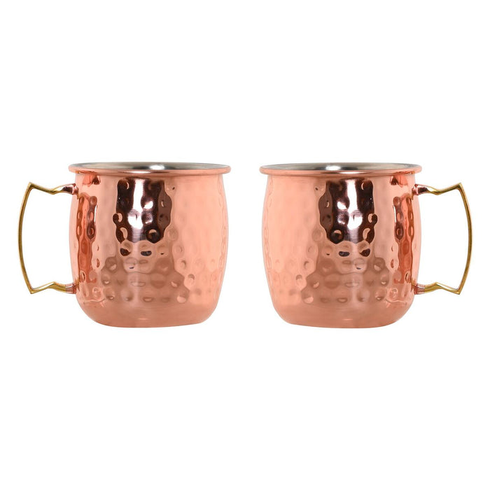 2 Piece Mug Set Home ESPRIT Golden 480 ml