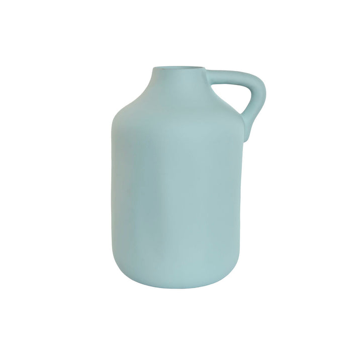 Vase Home ESPRIT Sky blue Stoneware Traditional style 36 x 31 x 48 cm