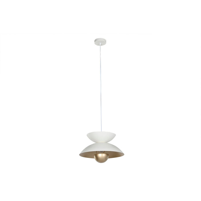 Ceiling Light Home ESPRIT White Golden Metal 50 W 36 x 36 x 22 cm