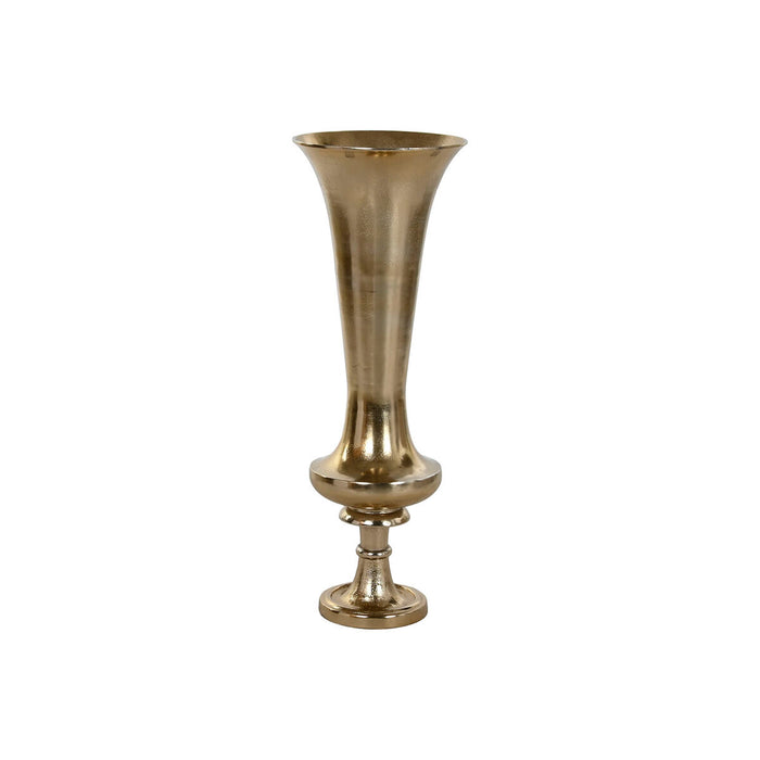 Vase Home ESPRIT Golden Aluminium Modern Wineglass 28,5 X 28,5 X 81 cm