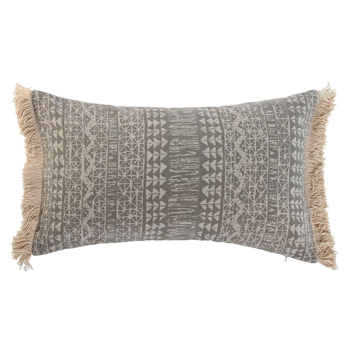 Cushion Home ESPRIT Grey Natural Boho 50 x 8 x 30 cm