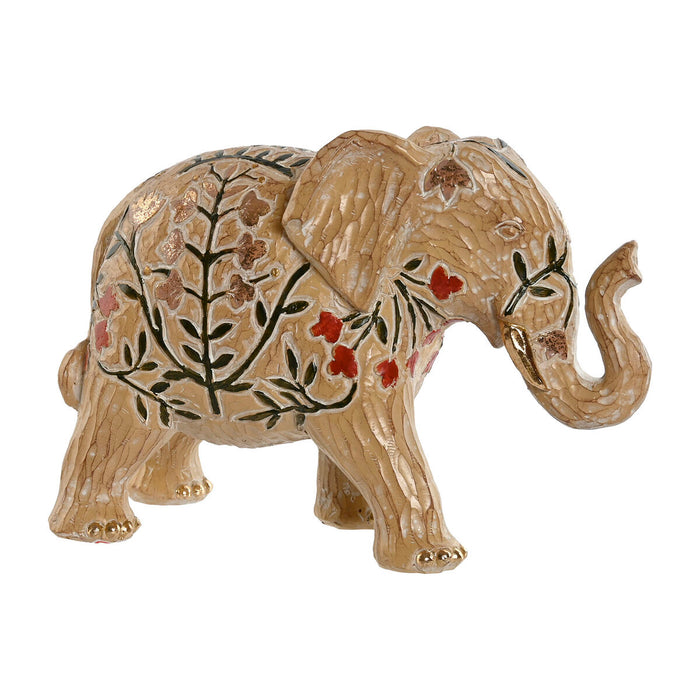 Decorative Figure Home ESPRIT Multicolour Elephant 22,5 x 9,5 x 15,5 cm